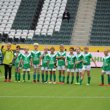 F-Jugend (U9) – Unser Tag bei Borussia Mönchengladbach