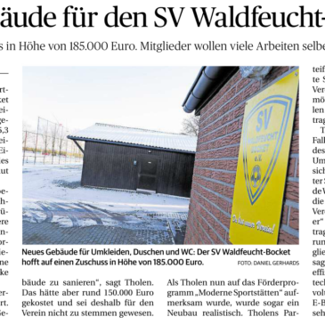 Neues Gebäude für den SV Waldfeucht-Bocket